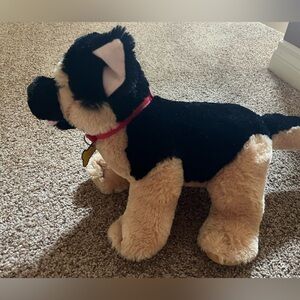Authentic Build-A-Bear German Shepherd Dog Plush with Red Collar
